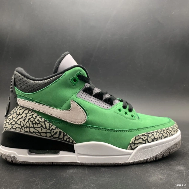 Cheap TBK Retro PE Air Jordan shoes Oregon AJ3 Tinker 3 867493 Ducks 0812
